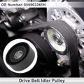 Drive Belt Idler Pulley for Porsche Cayenne (2010-2014) Black 1 x Piece