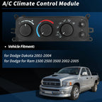 A/C Heater Climate Control Module for Dodge Ram 1500 2500 3500 (2002-2005)
