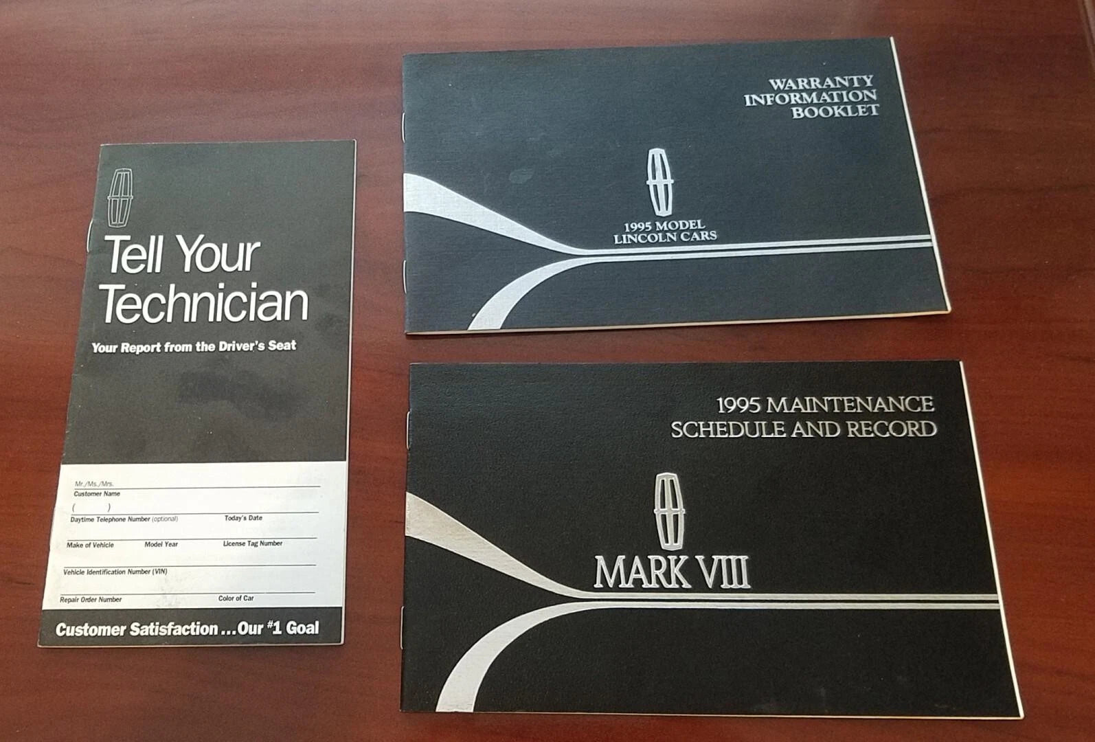 Owners Manual Inserts Collection for Lincoln Mark VIII (1995)