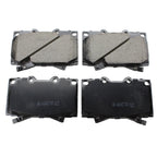 Akebono ProAct Front Ceramic Disc Brake Pads for Lexus LX470, Toyota Land Cruiser (1998–2007)