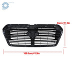 Front Bumper Upper Grille for Subaru Ascent (2019–2022) Glossy Black