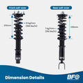 BFO Coilovers for Honda Accord (2008–2012) Adjustable Height Shocks Springs