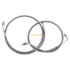 Set of 2 Rear Brake Hose Lines for Polaris Ranger 500 650 425 (1910493 1910494)