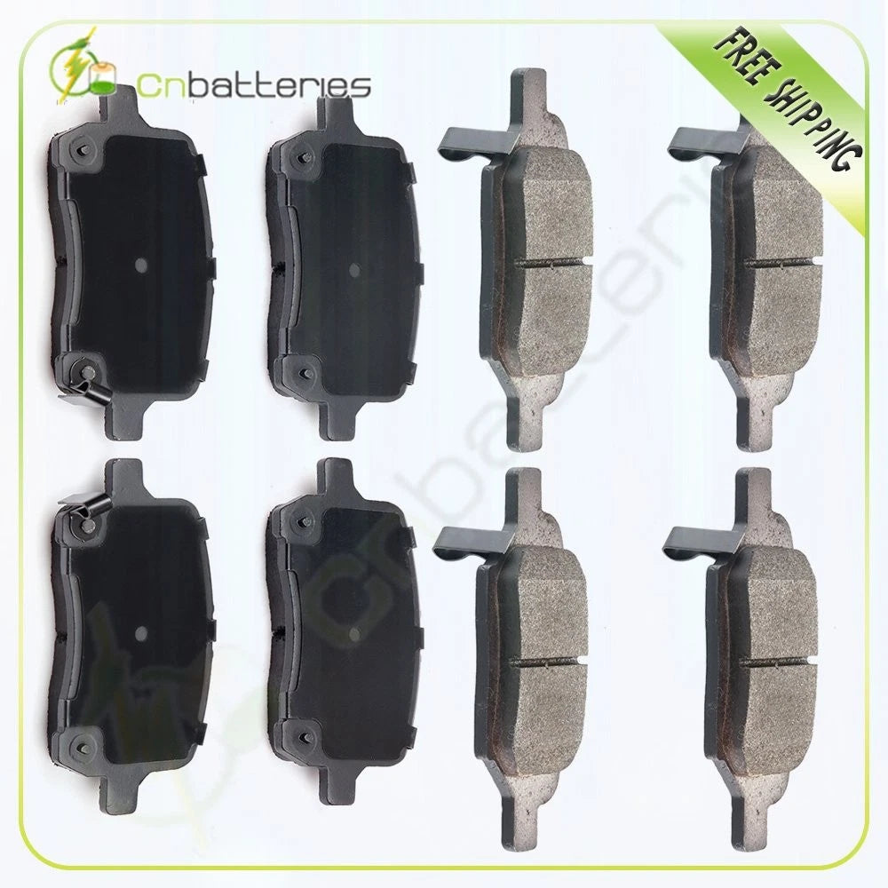 Front and Rear Ceramic Brake Pads for Chevy HHR (2008–2010) & Cobalt (2005–2007) RPO JL9