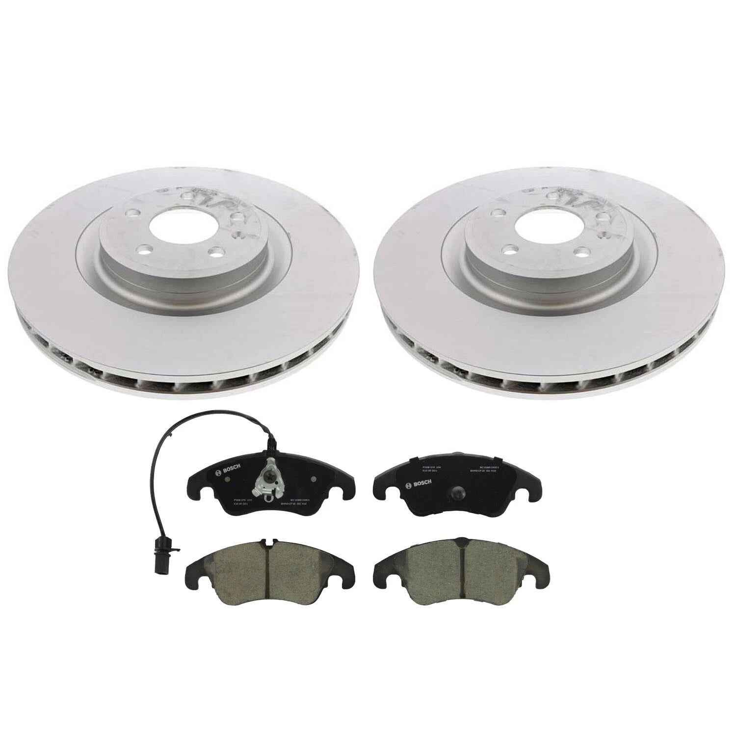 Front Brake Kit 345mm Disc Rotors & Bosch Pads for Audi S4 S5 (2010–2016)