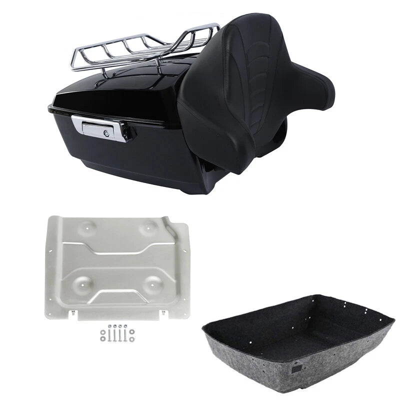 Trunk Backrest Rack Plate for Harley Road Street Electra Glide (2014–2026)
