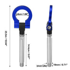 Tow Hook Screw Set of 2 for Lexus IS IS250 (2006–2013) Blue Aluminum Alloy