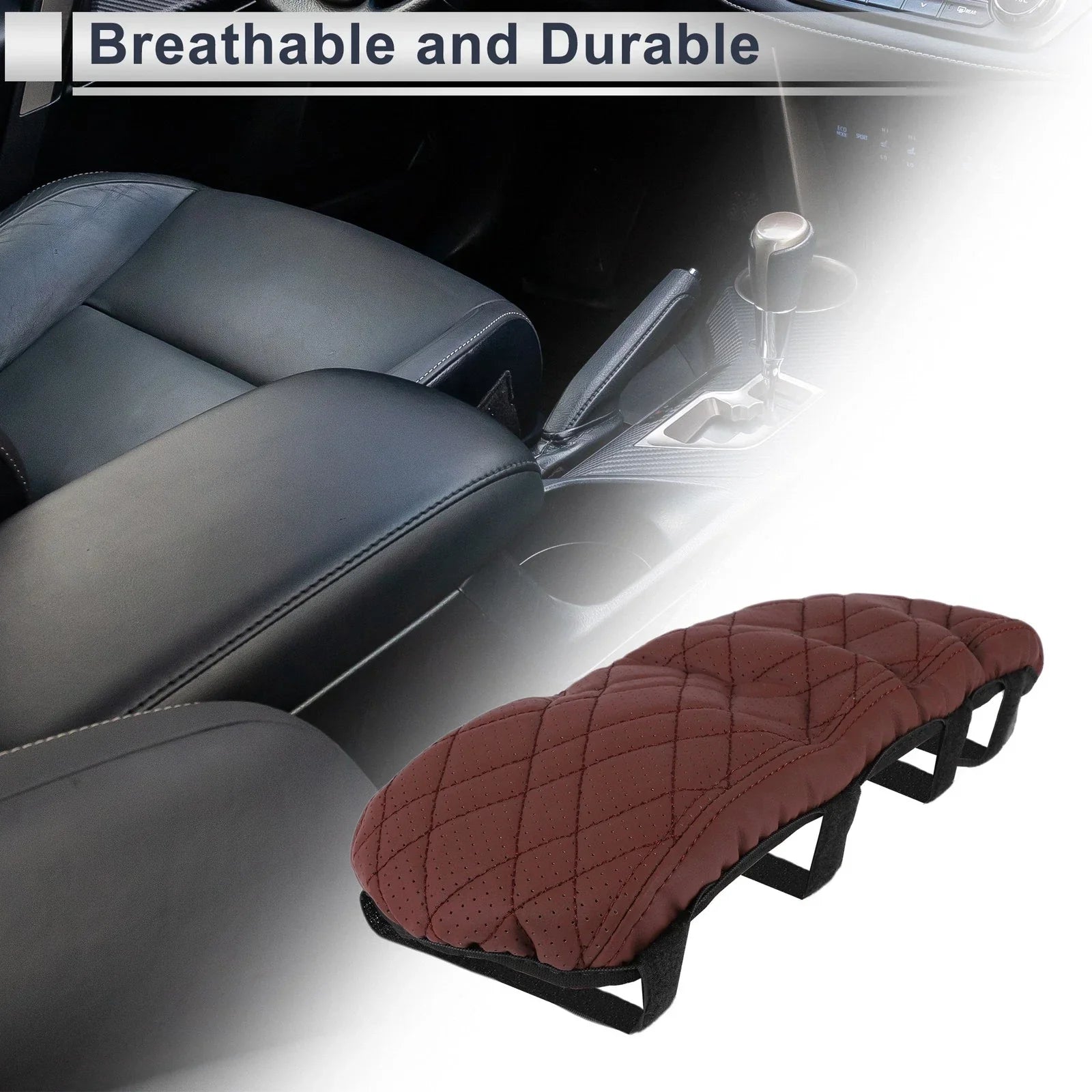 1 Pc Center Console Cover Wine Red for BMW X1 (2023 - 2024)