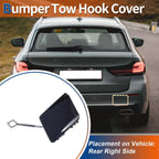 Rear Tow Hook Cover for BMW 5-Series F10 Jewelry Blue