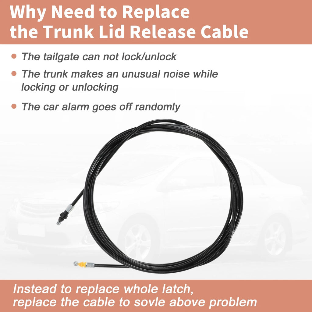Trunk Release Cable No.6460712860 for Toyota Corolla (2009–2013)