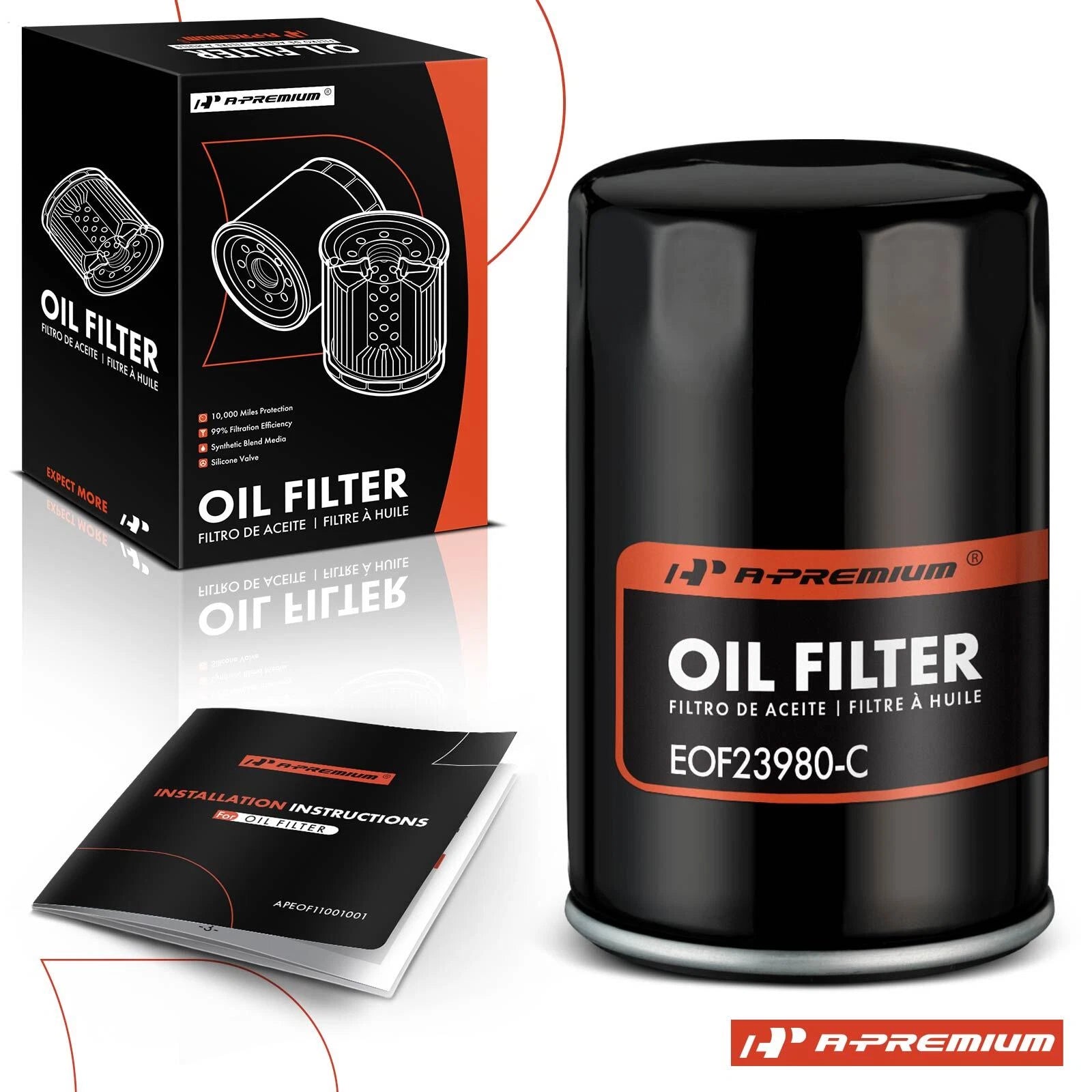 Engine Oil Filter for GMC Sierra 1500, Yukon, Cadillac (1992–2002)