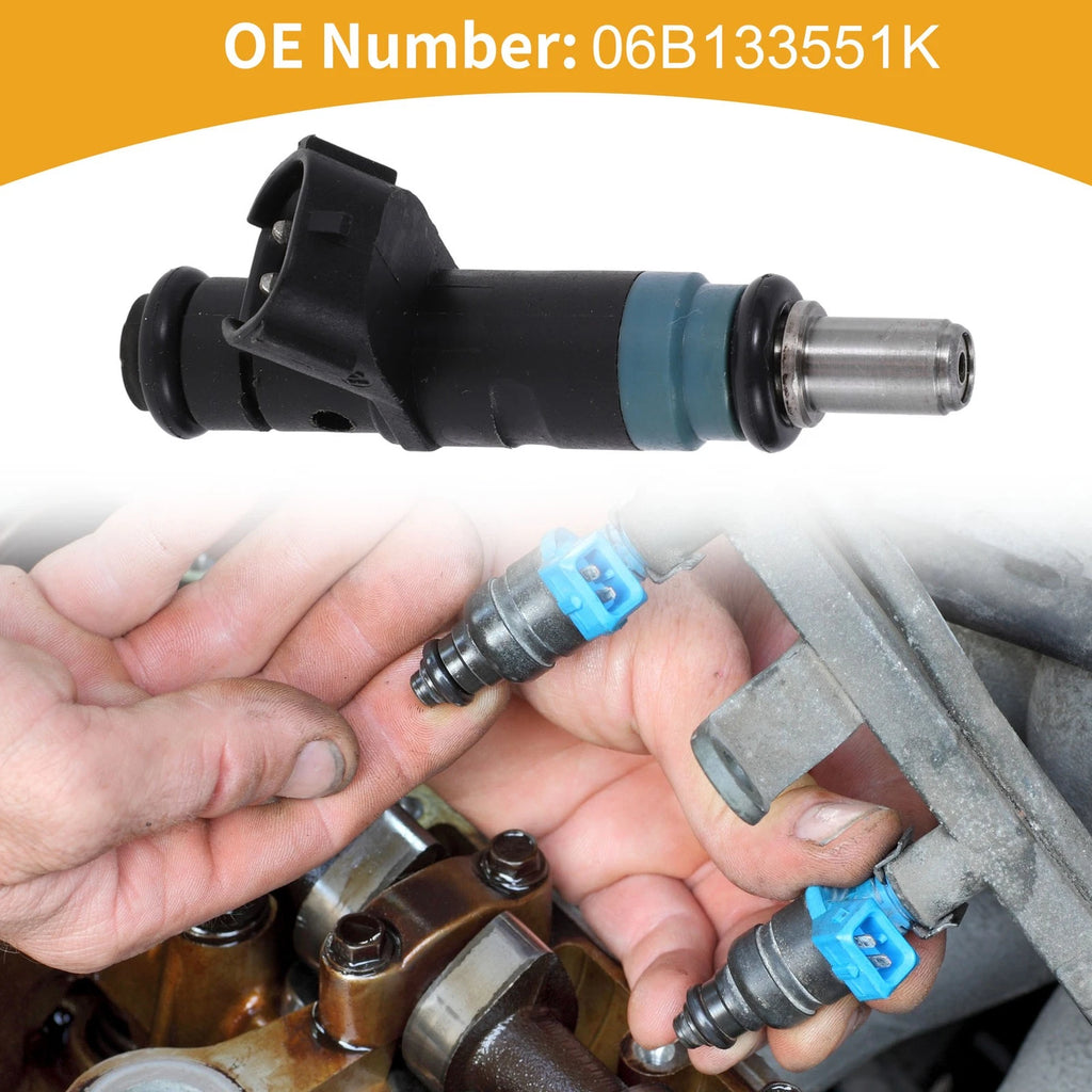 1 Pc Fuel Injector No.06B133551K for VW Passat 3B, Audi A4 B5 (1996–2001)