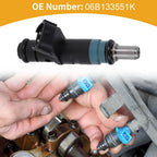 1 Pc Fuel Injector No.06B133551K for VW Passat 3B, Audi A4 B5 (1996–2001)