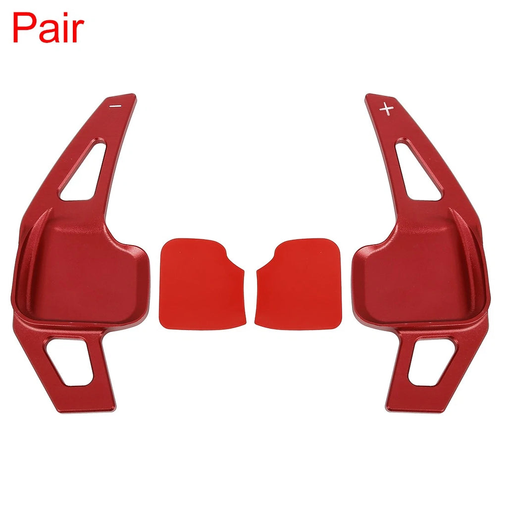 Pair Aluminum Alloy Red Shift Paddle for BMW F22 F23 F30 F31 F34