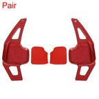 Pair Aluminum Alloy Red Shift Paddle for BMW F22 F23 F30 F31 F34