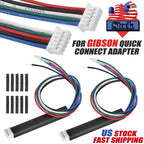 2X Quick Connect Adapter Control Board PCB Pickup Wire Connector for Gibson
