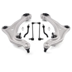 Front Lower Control Arms Outer Tie Rods Sway Bar Links for Nissan Murano (2009–2014)