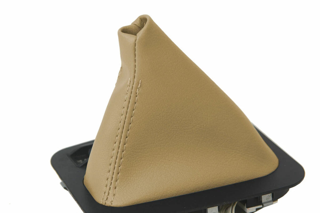 Leather Shift Boot Cover for BMW E38 (1995–2001) - Beige Tan