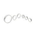 Silver AC Stereo Tune Knob Headlight Switch Covers for Ford Bronco (2021-2022)