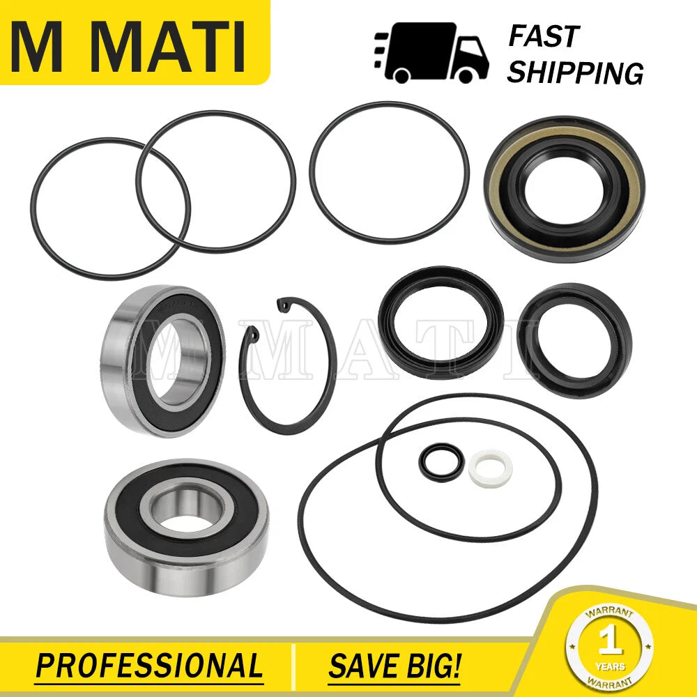 Rear Axle Wheel Seals Bearings Kit for Honda Rancher 420, Foreman 500 (2014–2023)