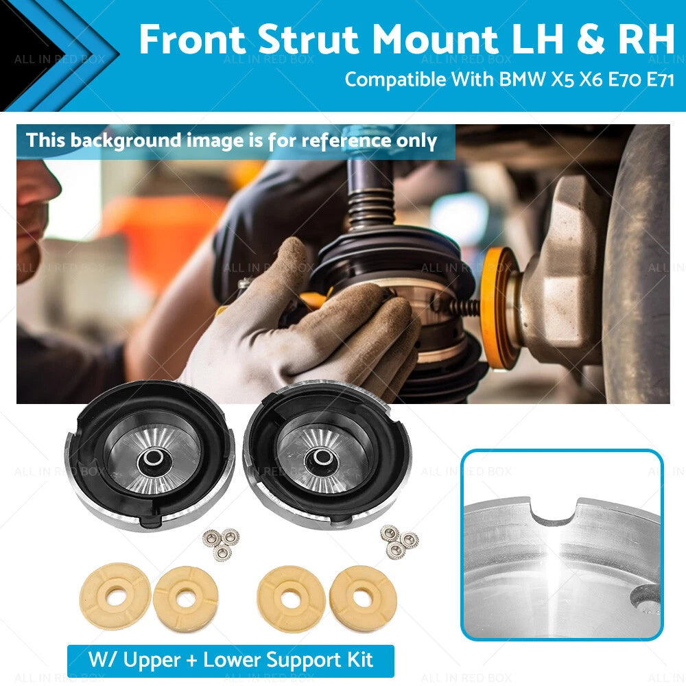 Front Strut Mount Kit for BMW X5 X6 E70 E71 (2006–2014) 31336788776