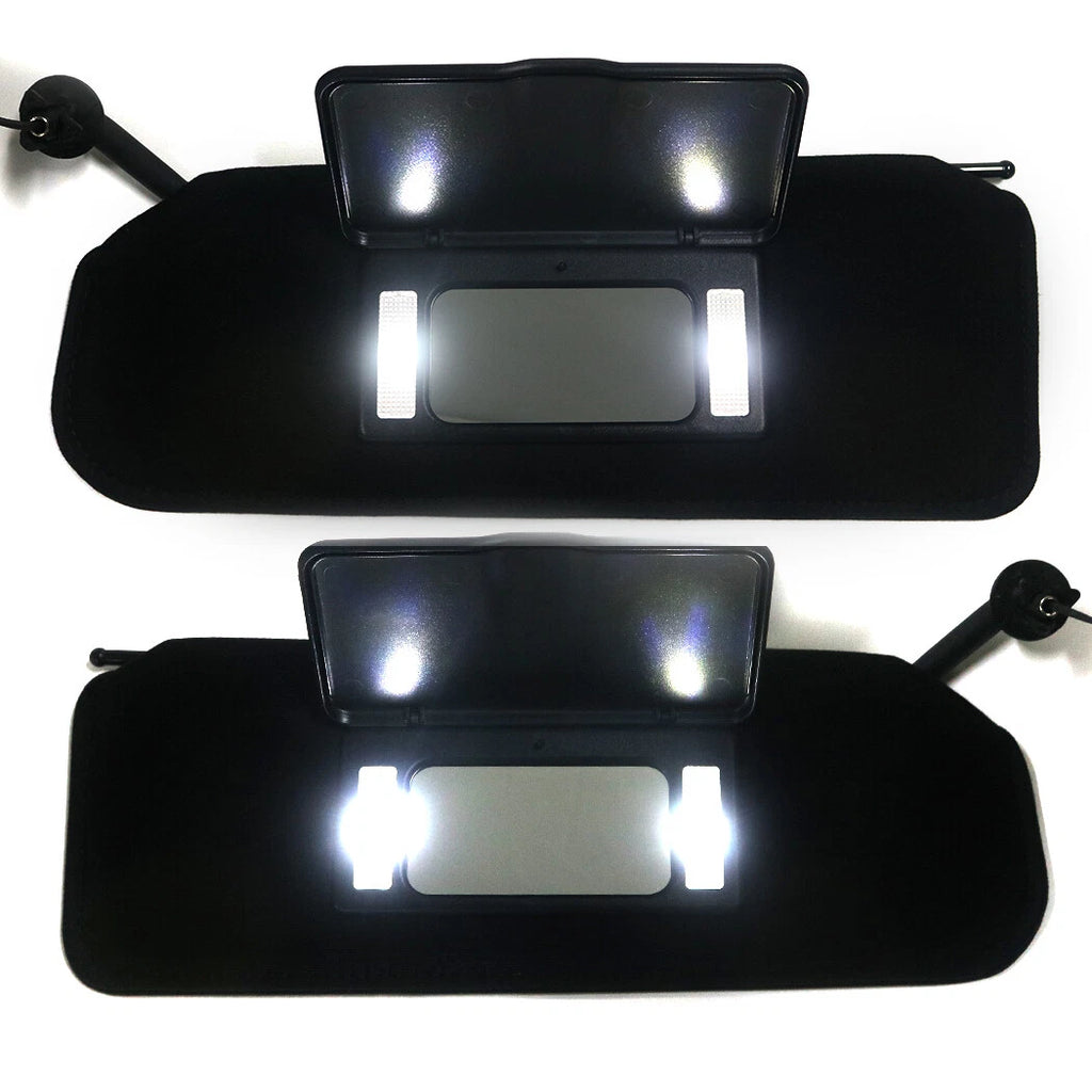 Pair Sun Visors with LED Light for Corvette C5 (1997–2004)