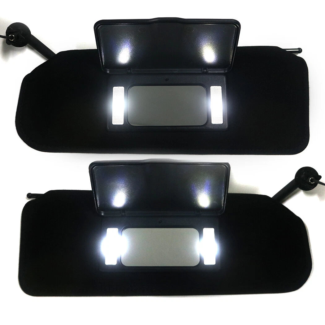 Pair Sun Visors with LED Light for Corvette C5 (1997–2004)