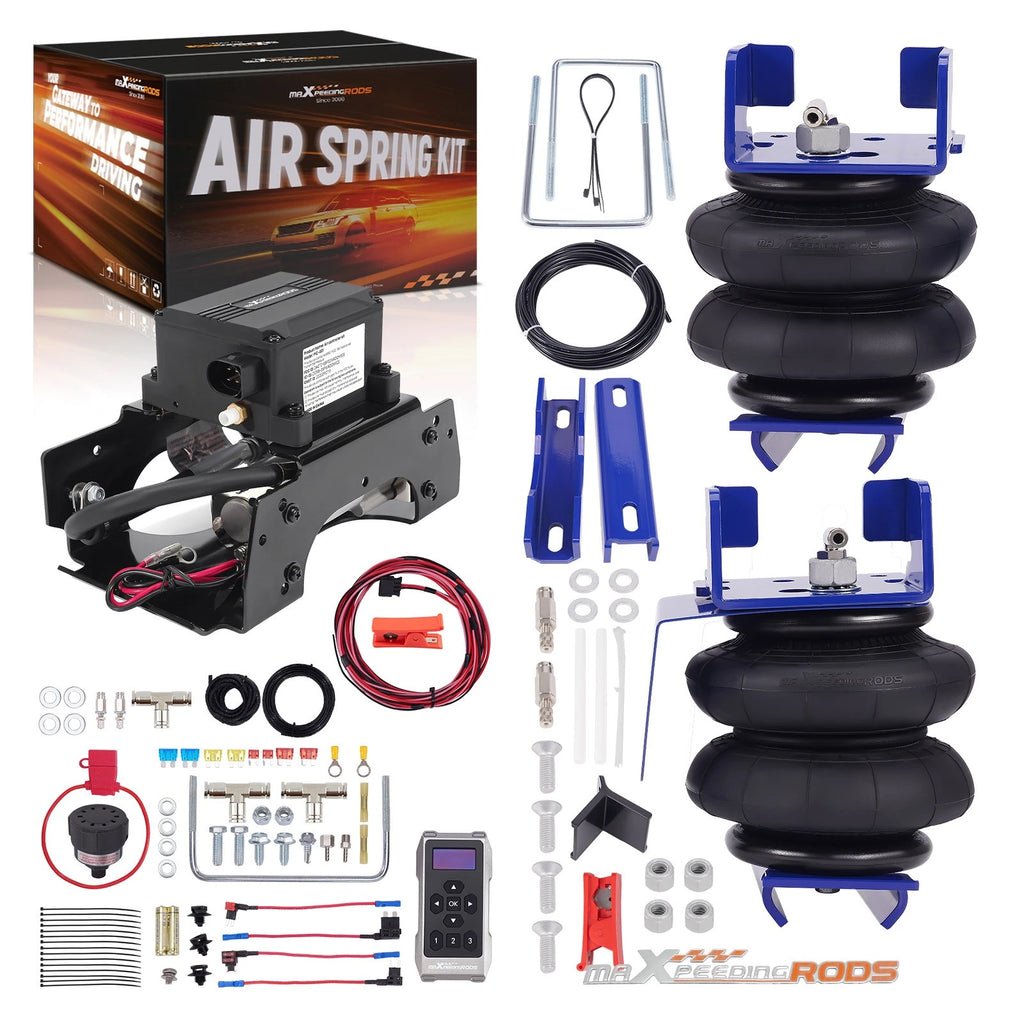 Air Suspension Springs + Wireless Compressor Kit for Ram 3500 2013–2025