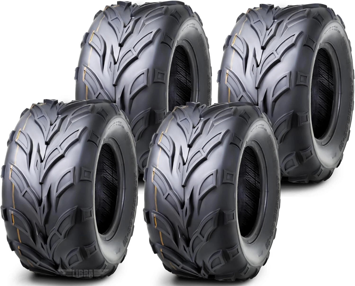 Set of 4 WANDA Sport ATV Tires 20x10-10 4PR -10193