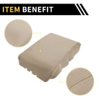 Console Pad Cover for Nissan Titan (2004–2014) Microfiber Leather Beige