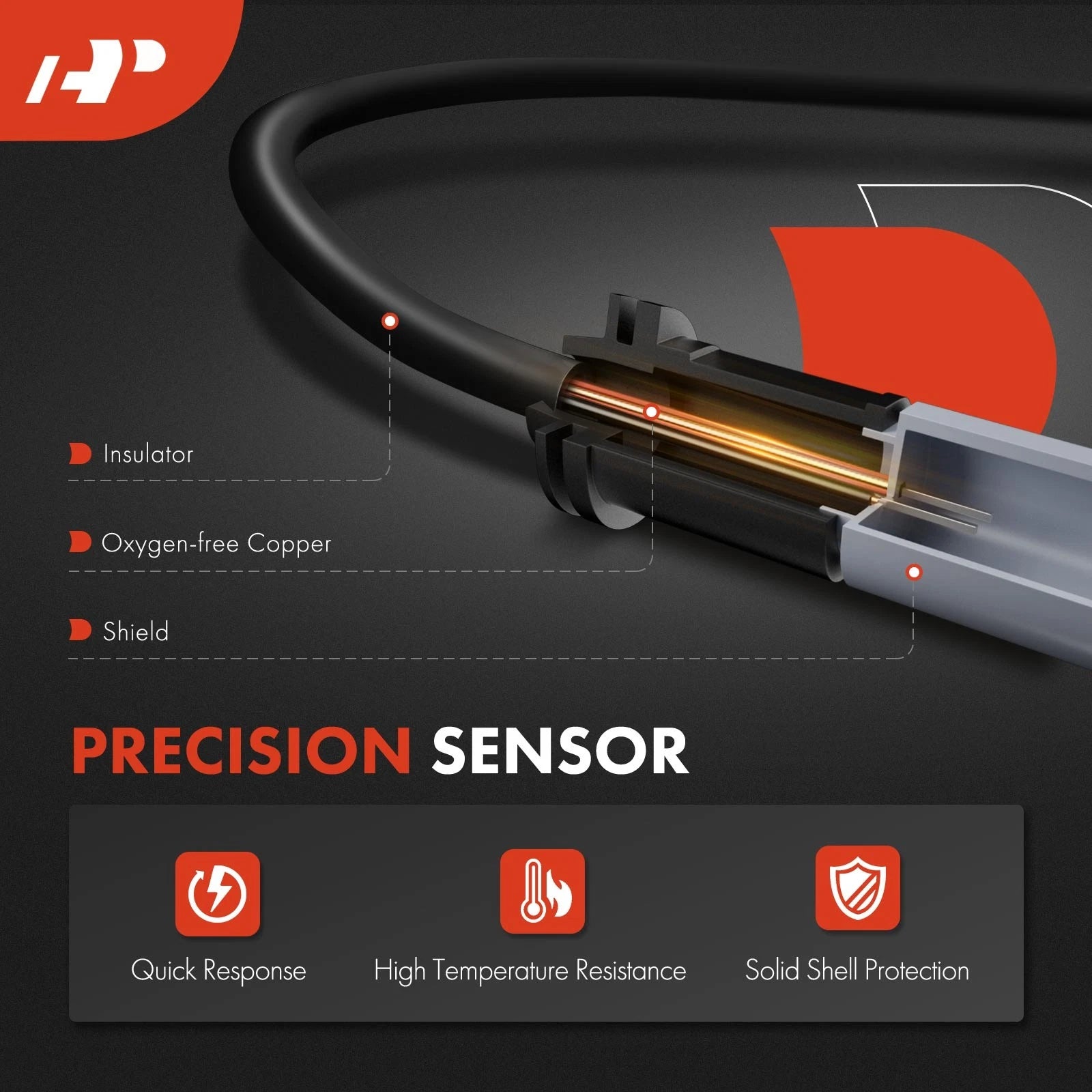 2X Front Brake Pad Wear Sensor for BMW 530i xDrive 540i xDrive 740i (2011–2019)