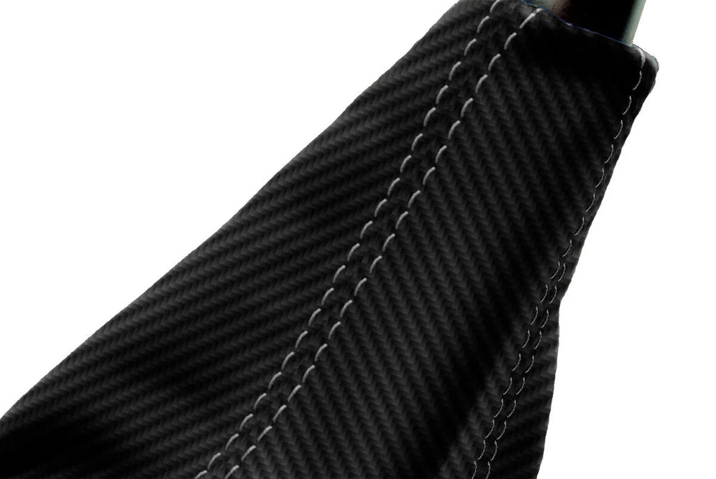 Manual Shift Boot for Acura RSX (2002–2006) Carbon Fiber Gray Stitch