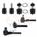 7pc Front Tie Rod Ball Joint Kit for Jeep Wrangler TJ (1991–2006)