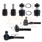 7pc Front Tie Rod Ball Joint Kit for Jeep Wrangler TJ (1991–2006)