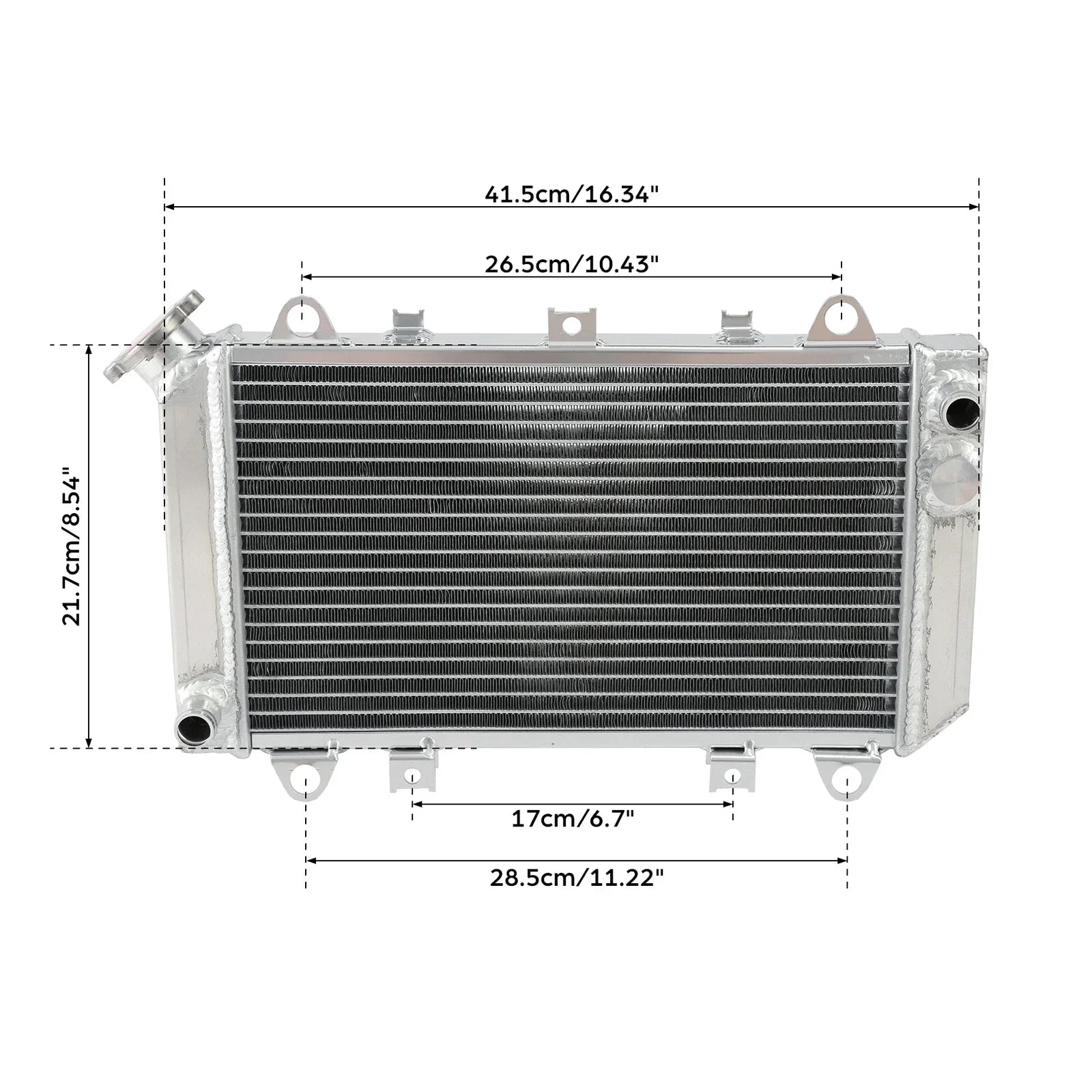 Radiator Cooler for Kawasaki Mule 2500 2510 2520