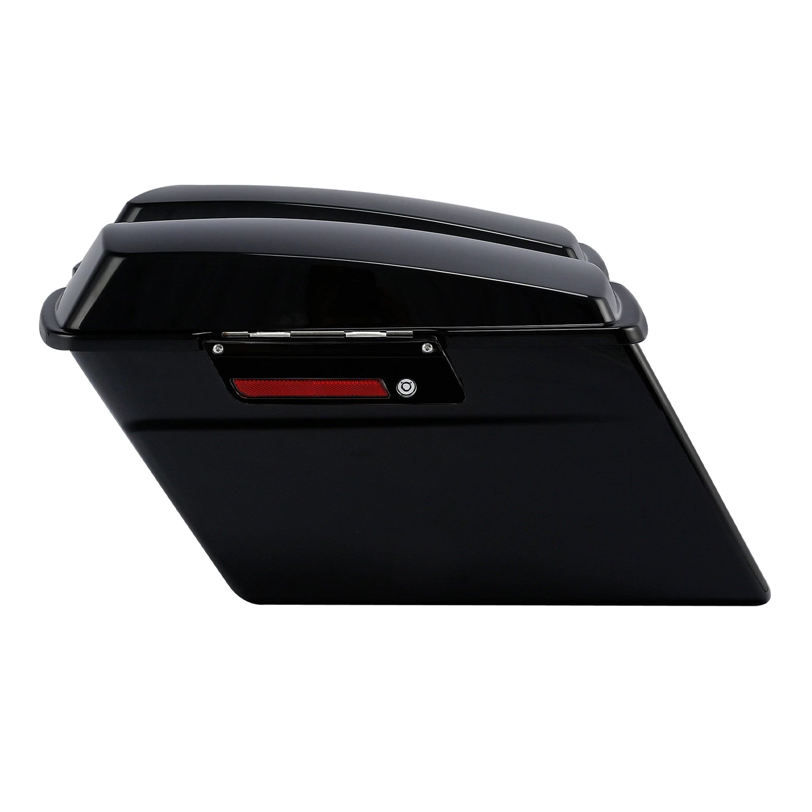 Hard Saddlebags for Harley Touring Road Glide King (1994–2013) 12 Black Latch