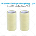 2X 290mm x 20m High-Viscosity Paper Tapes for Sign Sticker Vinyl