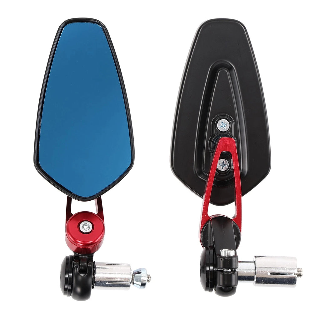 7/8" CNC Aluminum Bar End Rearview Mirrors for Universal Motorcycles