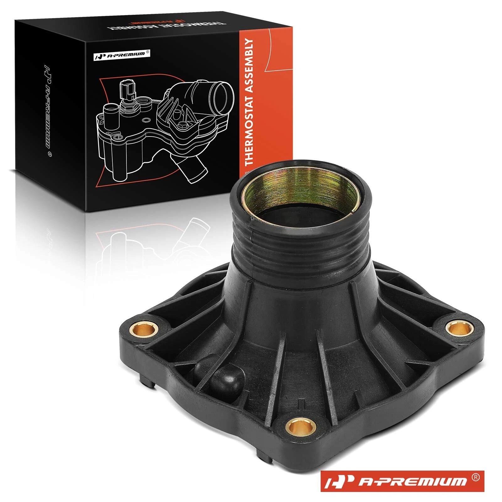 Engine Coolant Thermostat Housing for BMW 530i 540i (1994–1995)