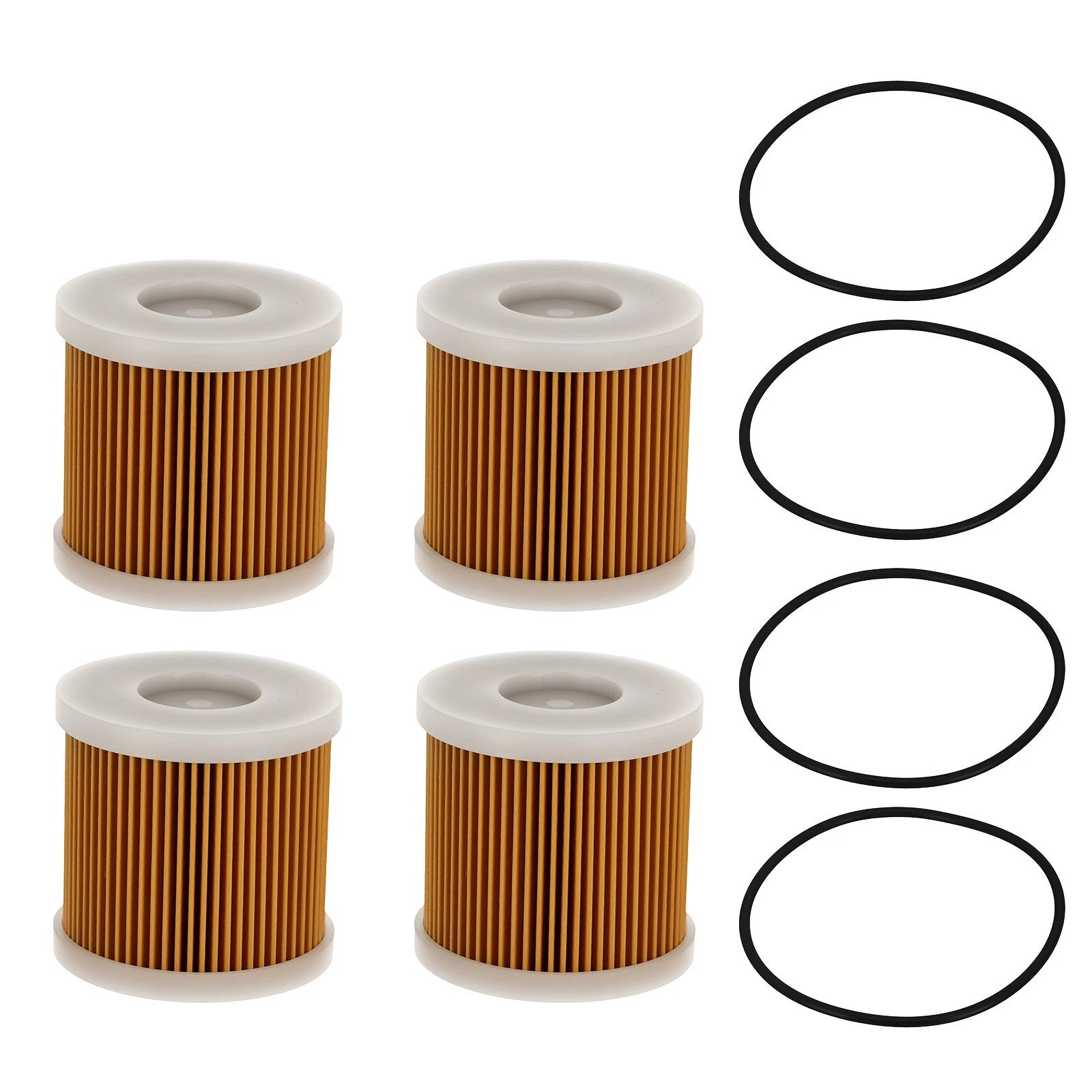 Set of 4 Fuel Filters for Yamaha Marine Honda Outboard