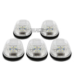 5Pcs Chrome Housing Yellow LED Cab Roof Running Light for Dodge Ram (1999–2001)