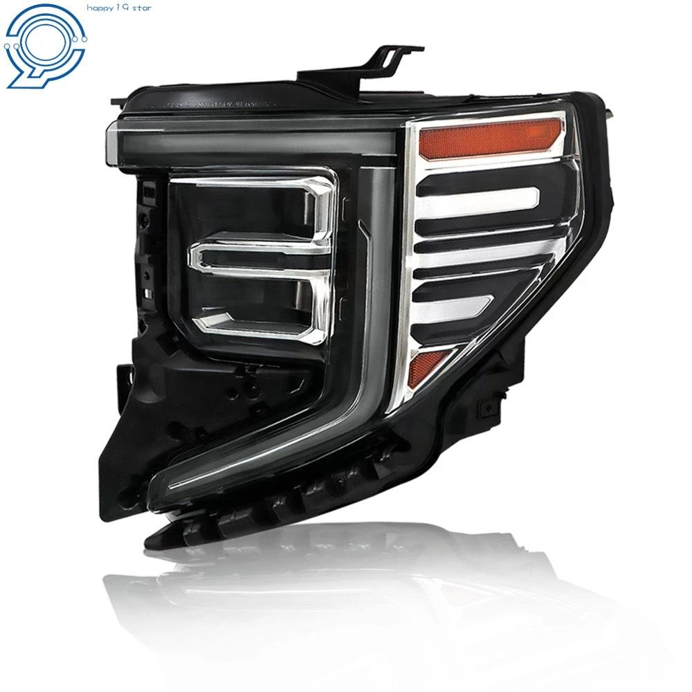 Driver Side Full LED Headlight for GMC Sierra 1500 SLT/Denali (2022–2024) Chrome