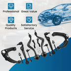 12x Control Arm Sway Bar Link Tie Rod for Ford Fusion (2006–2007)