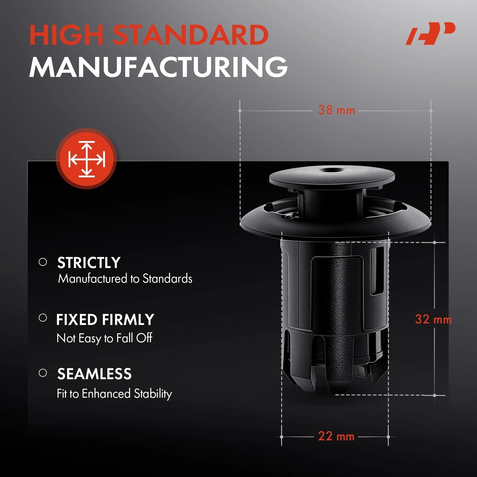 Nylon Rocker Moulding Retainer Clips for Lexus CT200h (2011-2017)