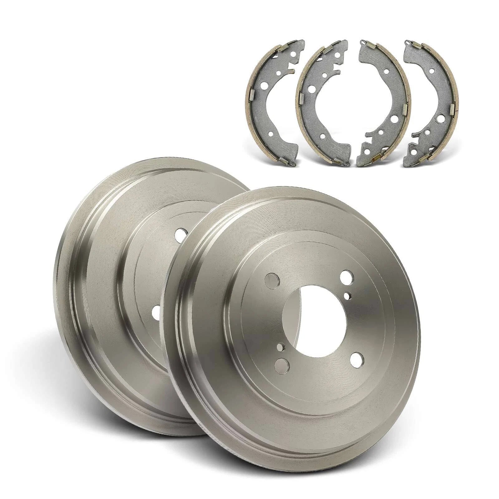 6x Rear Brake Drums + Ceramic Shoes for Honda Fit (2007–2020)