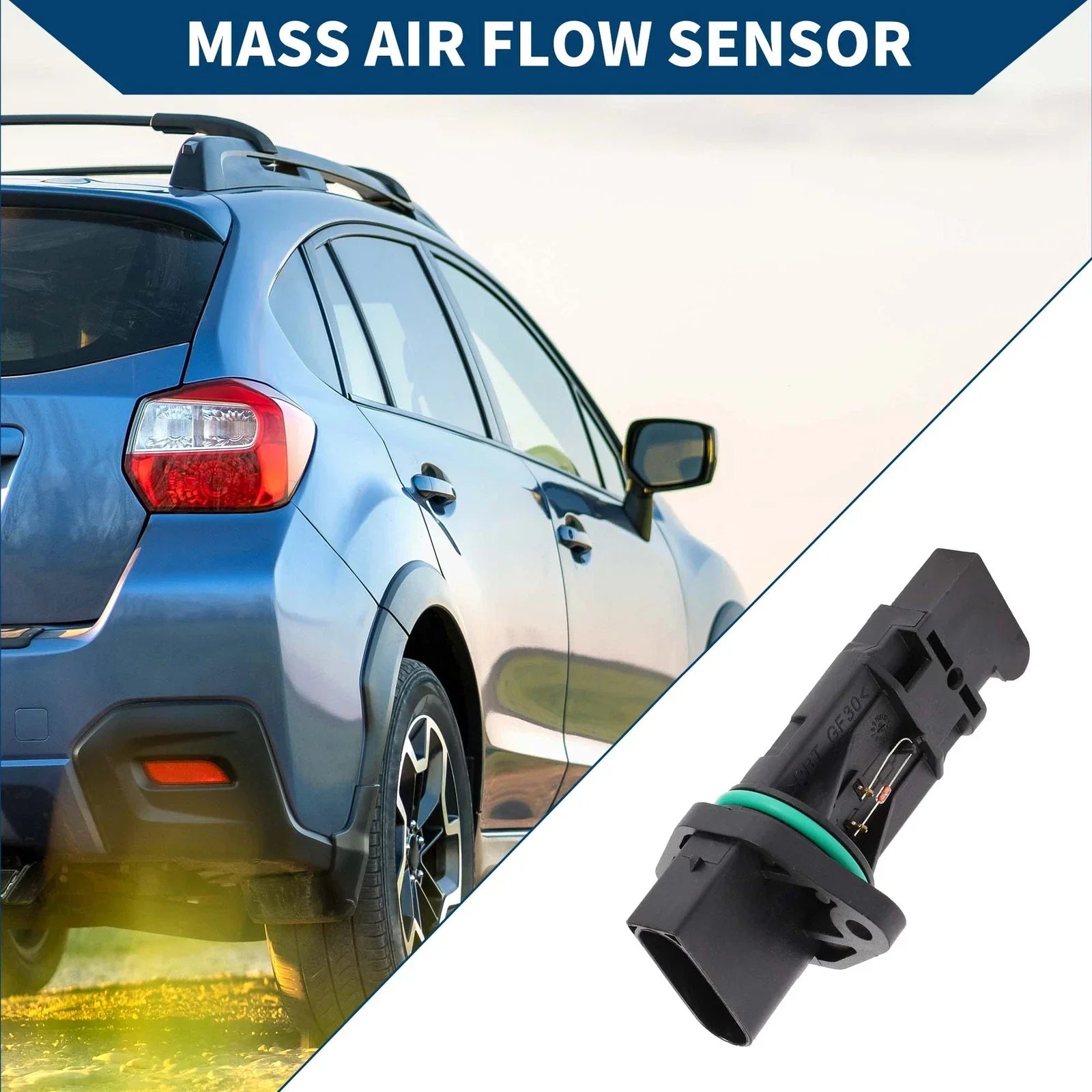 Mass Air Flow Sensor for BMW E46 E36 E39 E38 E53 Black