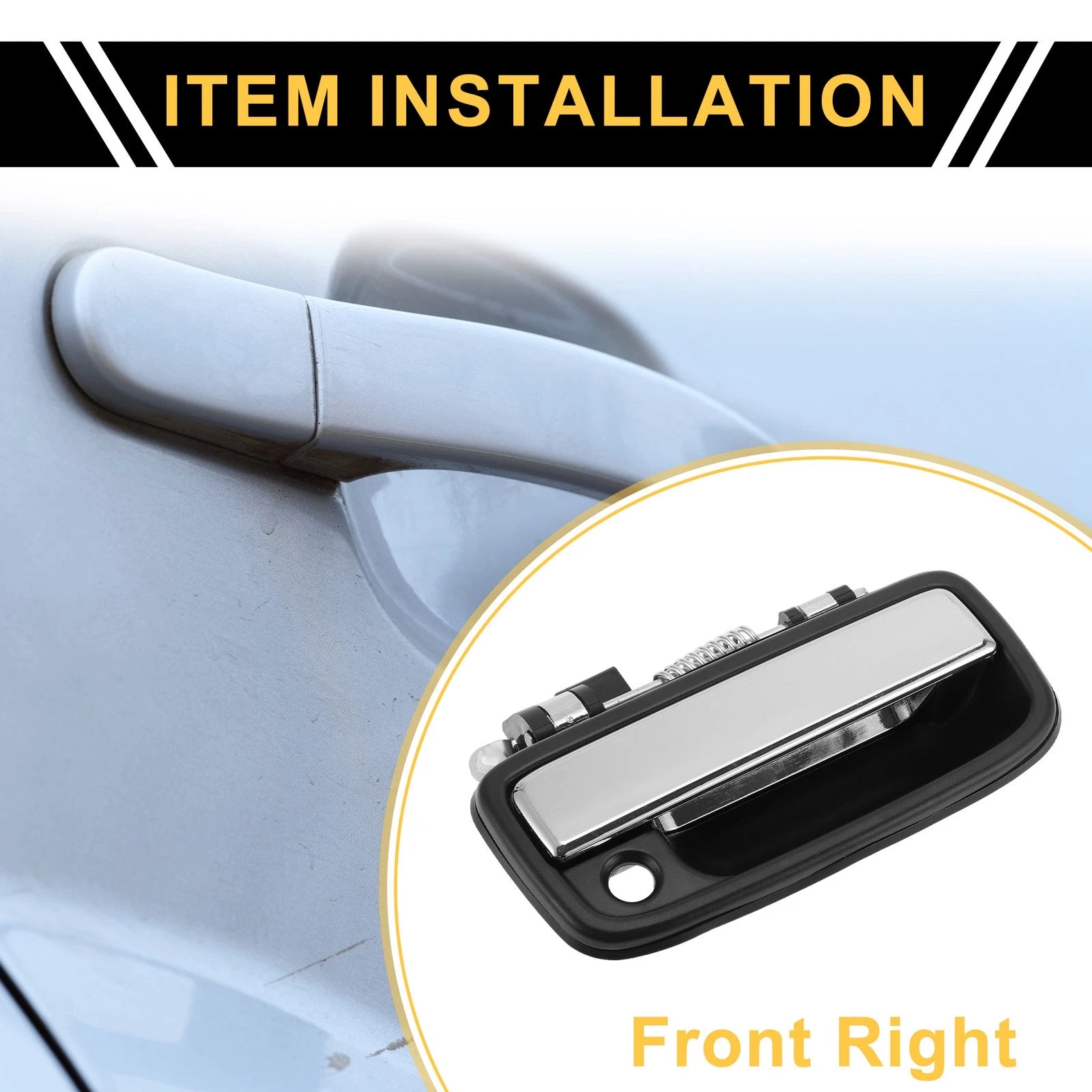 Front Right Exterior Door Handle for Toyota Tacoma (1995–2004) No. 6921035030