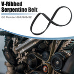 V-Ribbed Serpentine Drive Belt for Volkswagen Jetta (2000–2005) No. 06A260849E