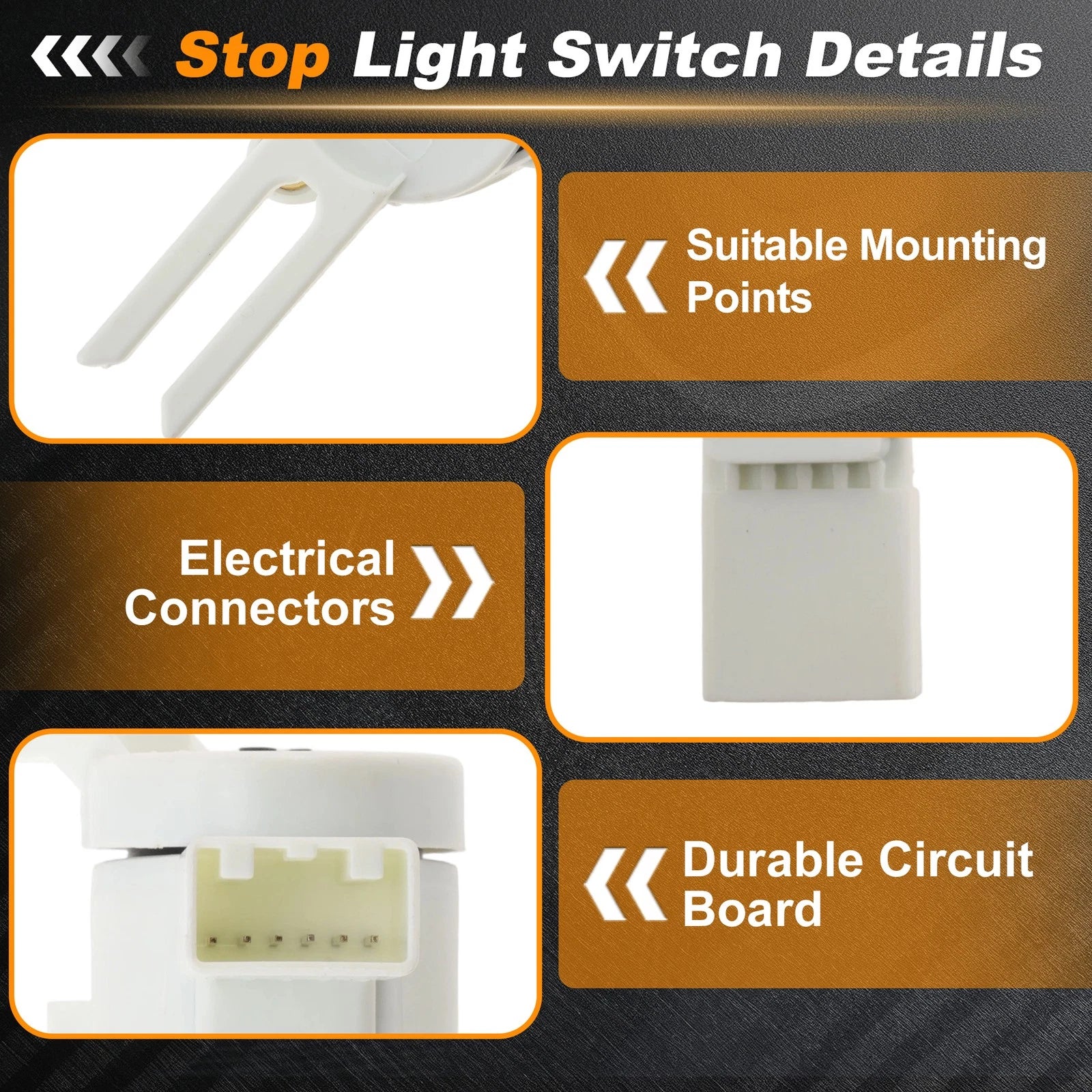 Brake Light Switch for Buick Verano (2012–2017) 12842794