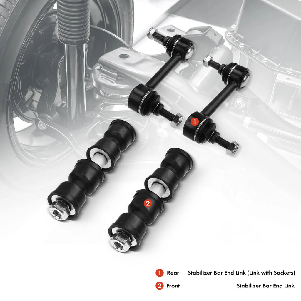 4x Front & Rear Sway Bar Link for Buick Rendezvous 2002-2007 Pontiac